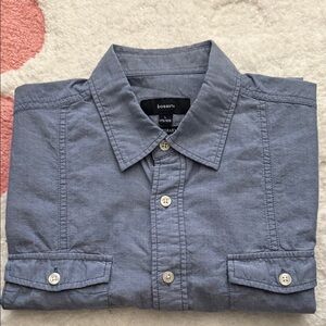 Bossini Men’s Short Sleeve Button-Up Shirt